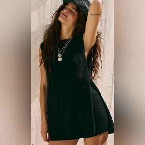 Free people free-est Miranda sweater set in black xs